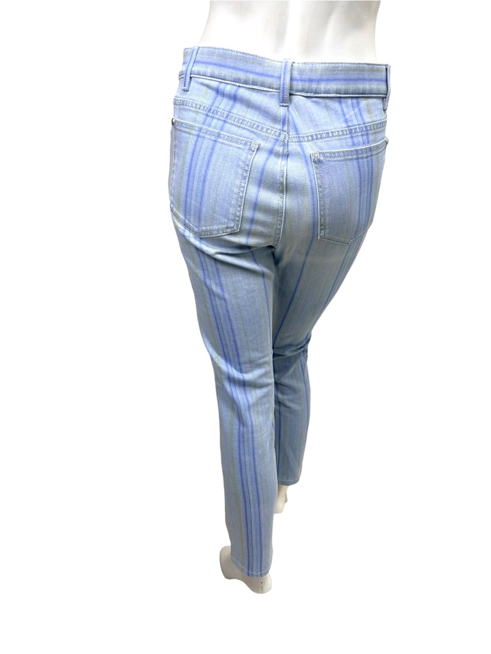 Chanel Spring 2006 Striped Denim Jeans FR 36 - Picture 3 of 9